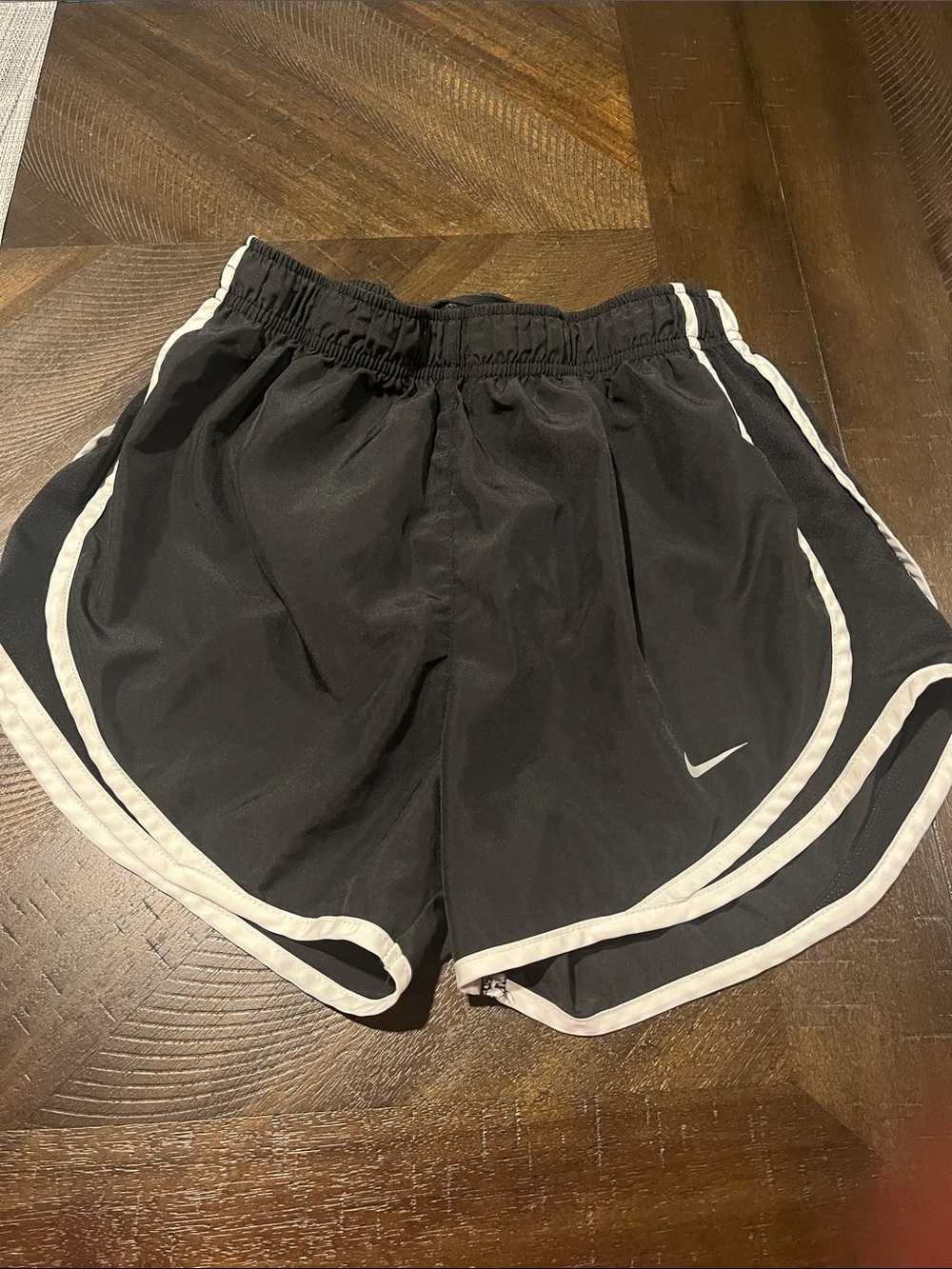 Nike Black and White Women's Athletic Shorts